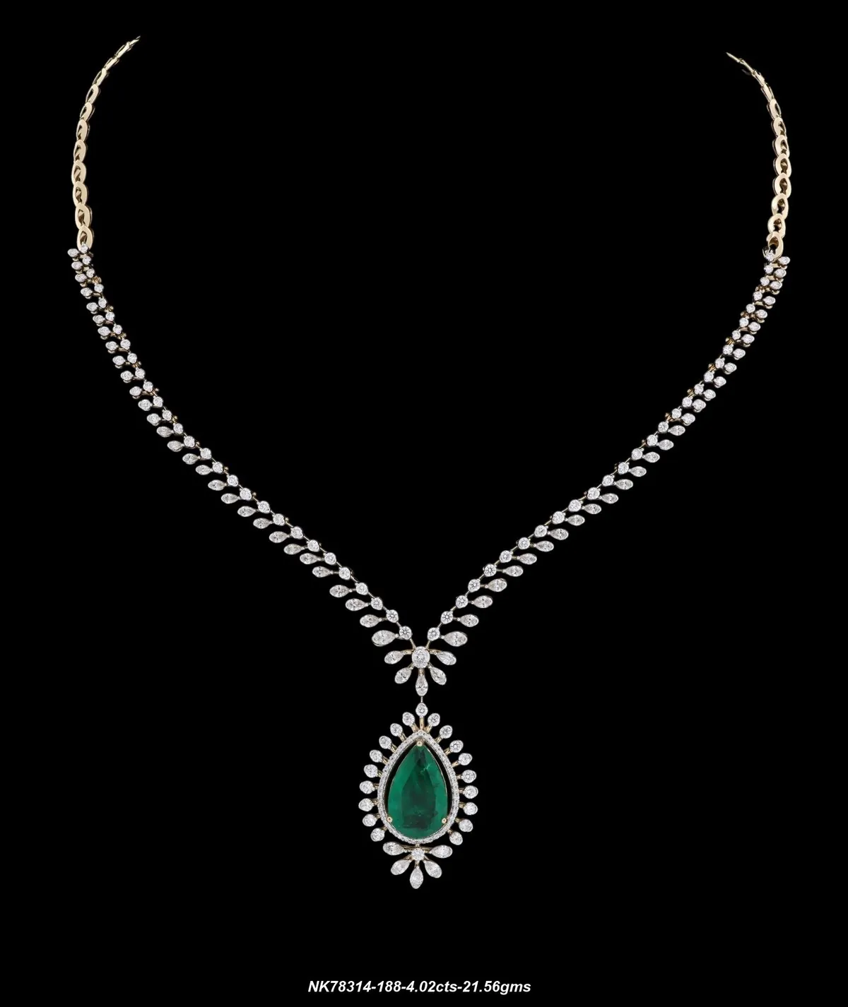 Diamond necklace 2 - product shot | Bharni