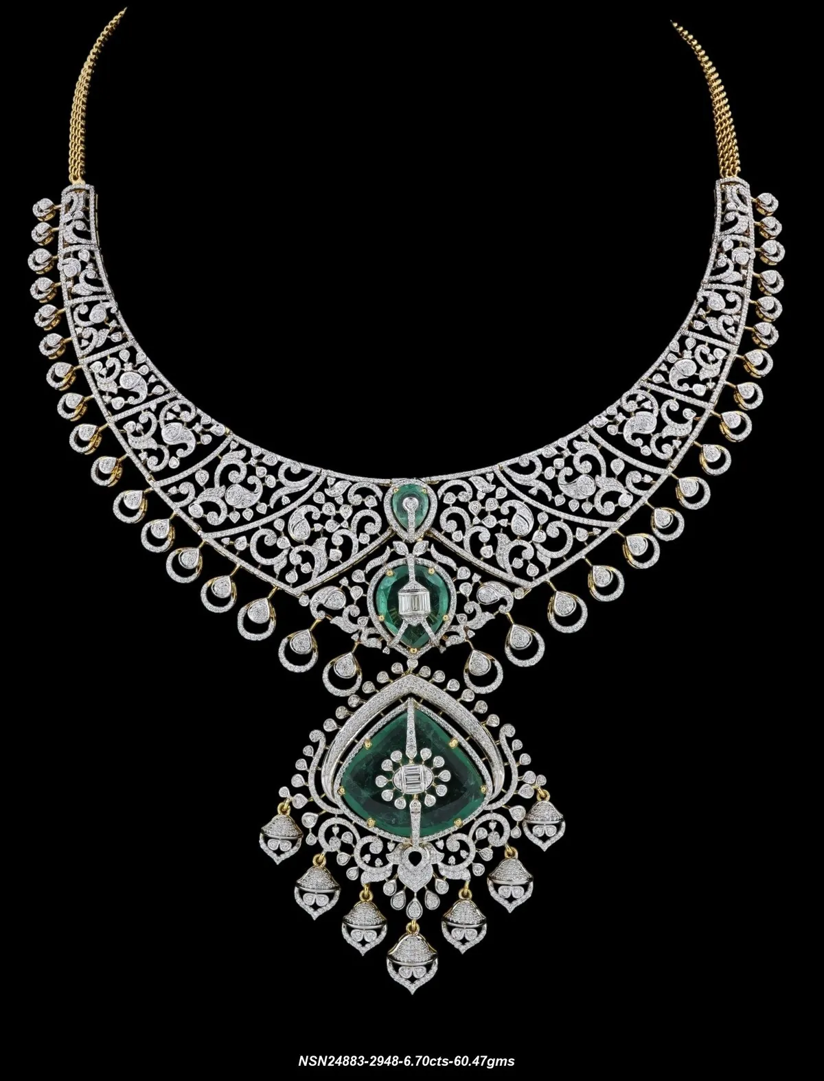 Diamond necklace 13 - product shot | Bharni